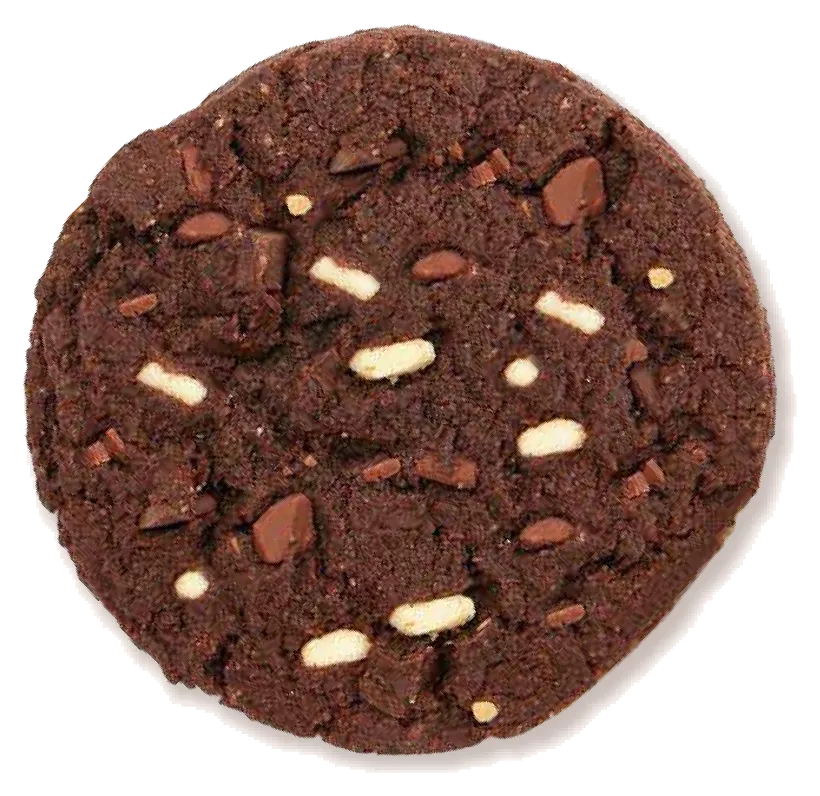 Café de especialidad con cookie gourmet de chocolate