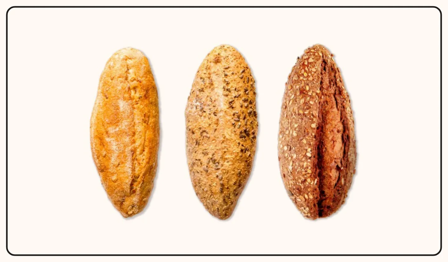 Panes para tostadas: blanco, de semillas e integral